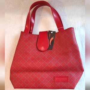 Red Capsicum Leather Bag